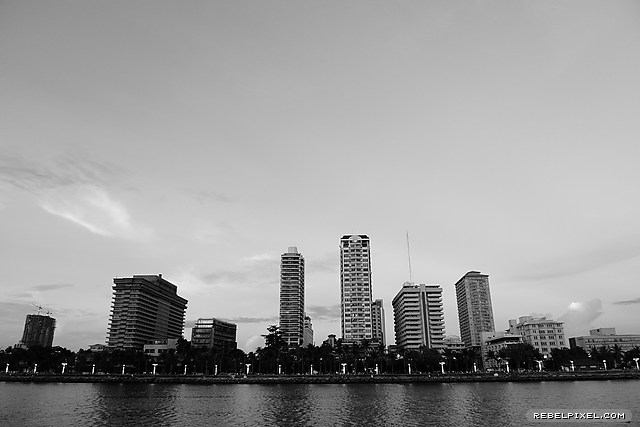 Manila skyline. Manila skyline.