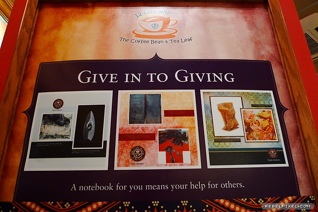 Give in to giving. Give in to giving.