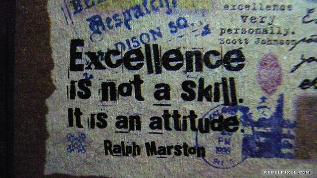 On excellence and other virtues&#8230;